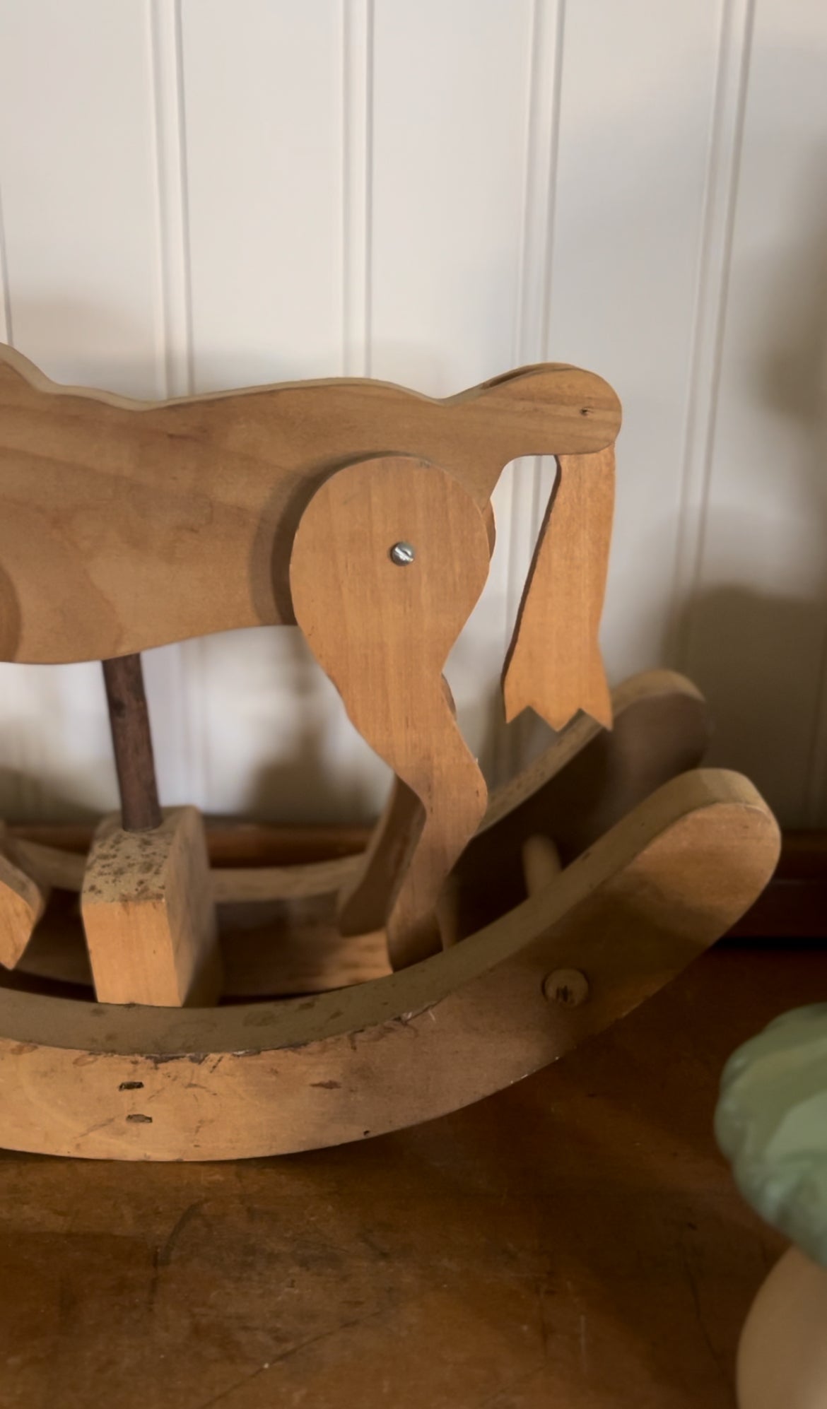 Solid Wood Rocking Horse