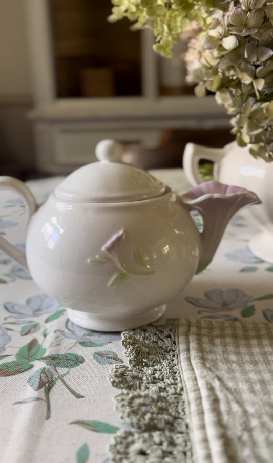 Vintage Telefloral Morning Glory Teapot