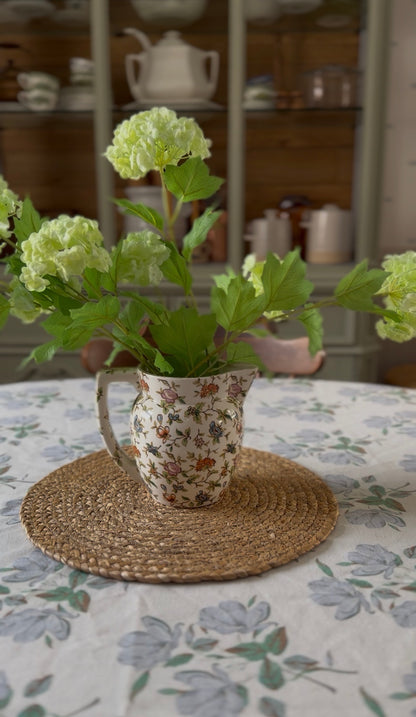 Hand-painted Floral Pitcher made in Japan