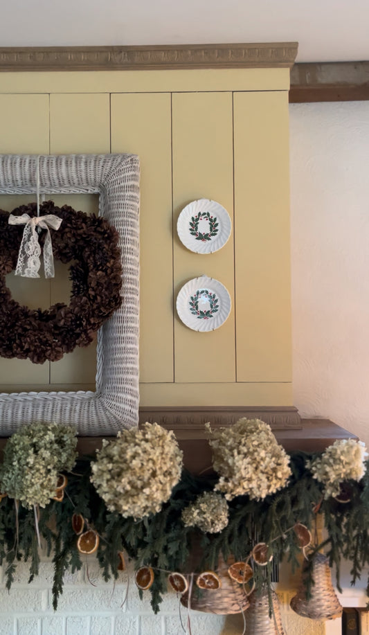 Christmas Holly Berry Swirl Salad Plate (3 available)