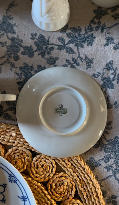 Baruether Indischblau Teacup and Saucer made in Bavaria, Germany (8 available)