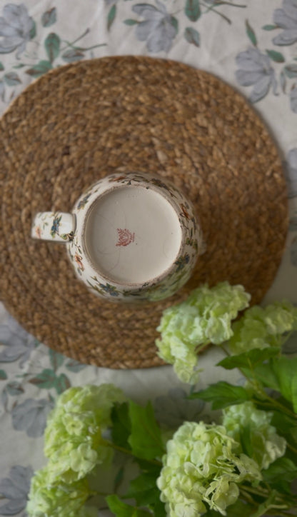 Hand-painted Floral Pitcher made in Japan