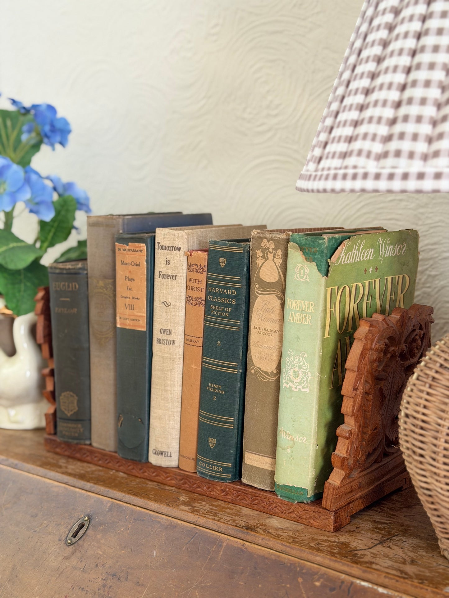 Carved Wooden Book-holder