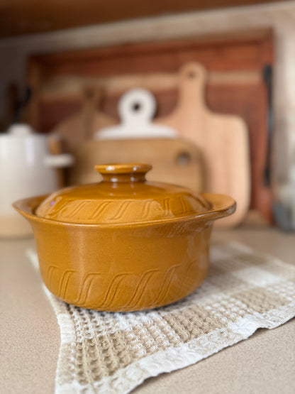 Mustard Colored T. G. Green ltd English Serving Pot