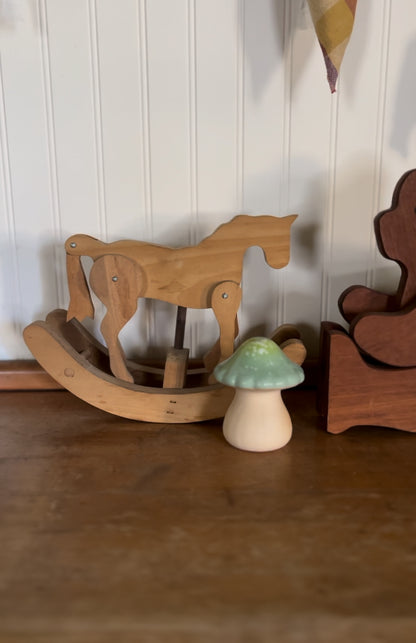 Solid Wood Rocking Horse