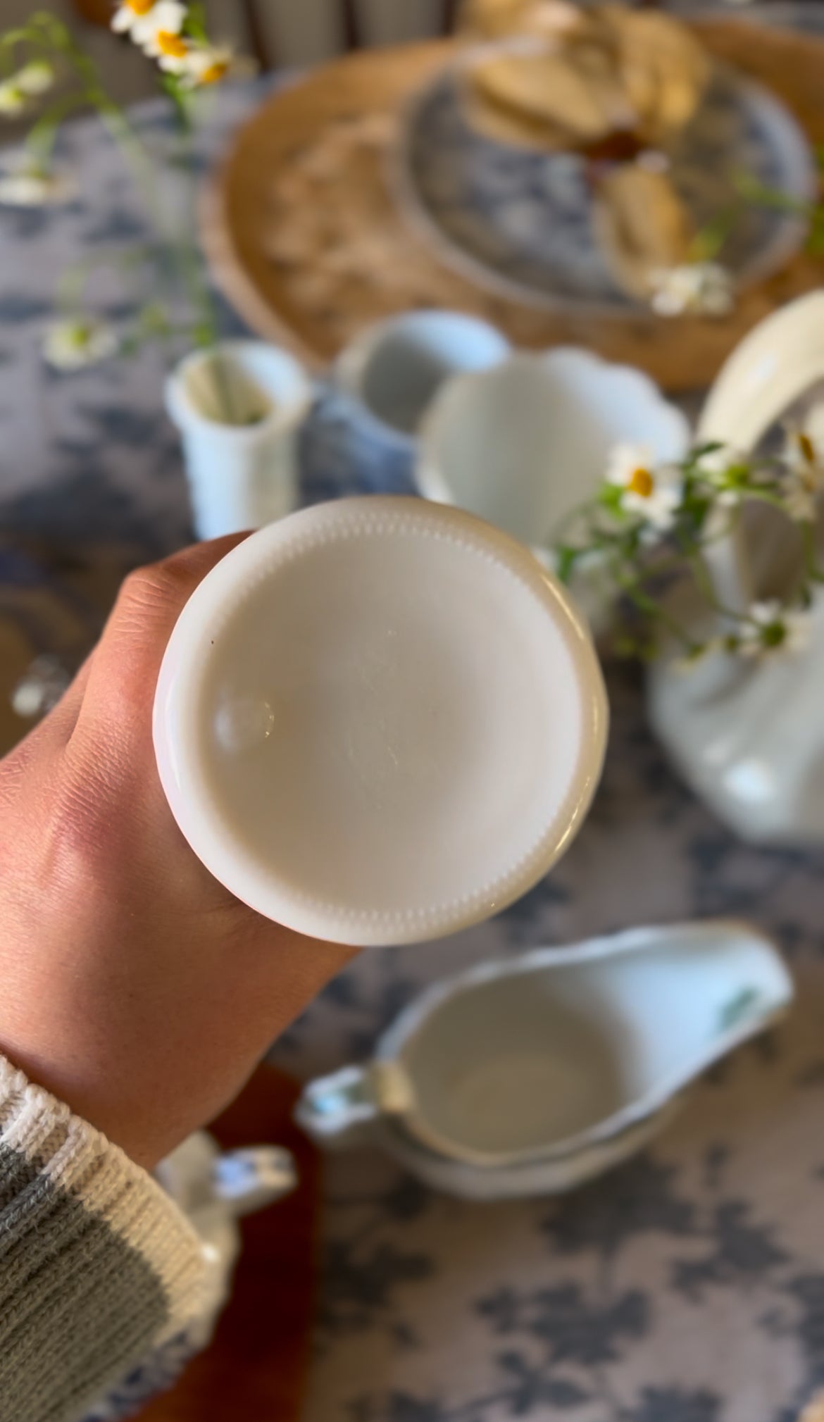 Anchor Hocking Milk Glass Bud Vases (choose from assorted sizes and styles)