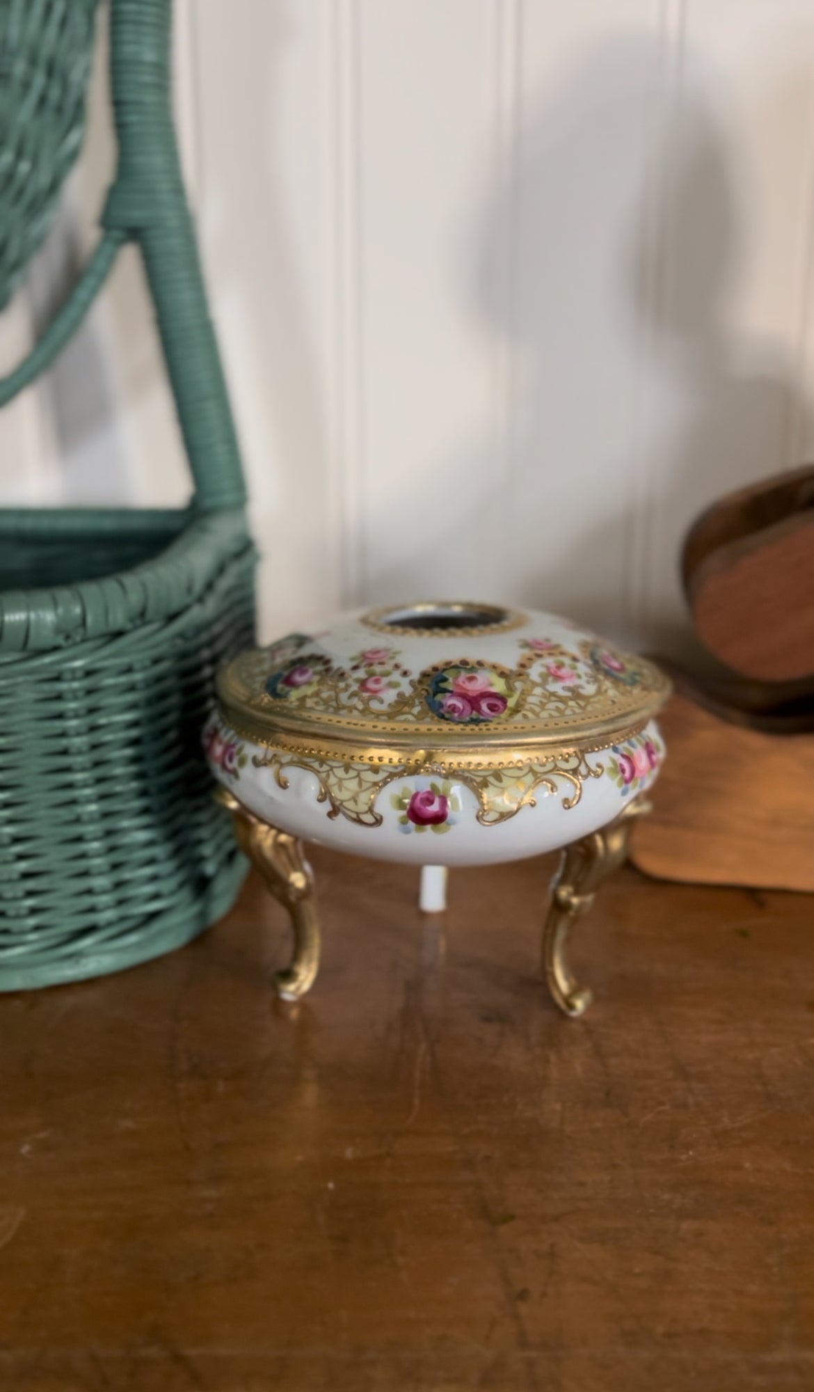Hand-painted Porcelain Trinket Boxes (sold separately)