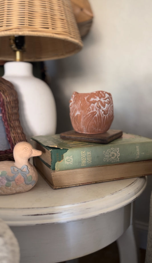 Terra Cotta Flower Bud Vase