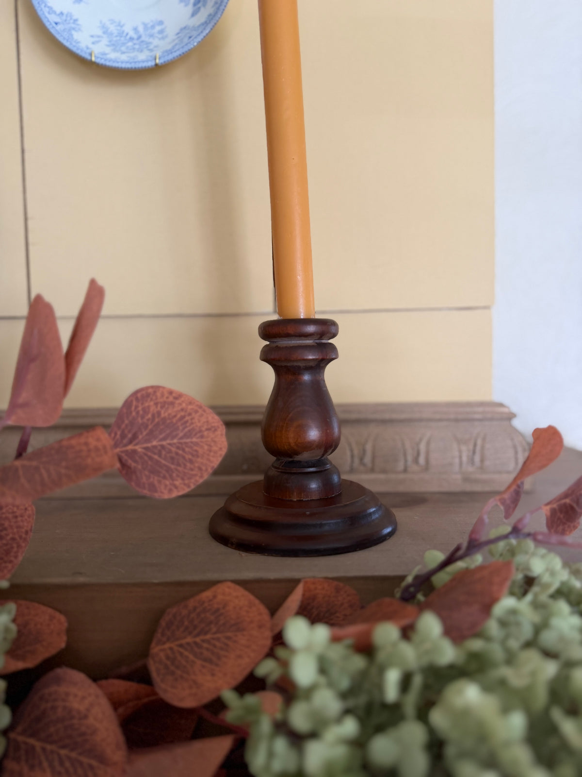 Wooden Candle Holder