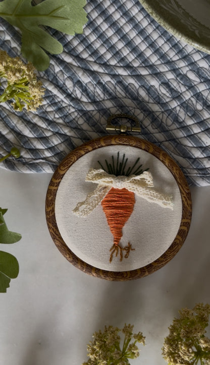 Carrot Embroidery