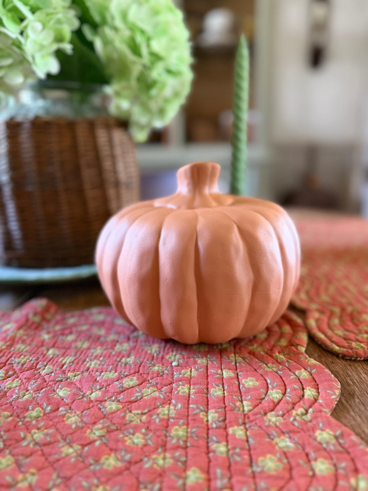 Painted Ceramic Jack-o-lantern