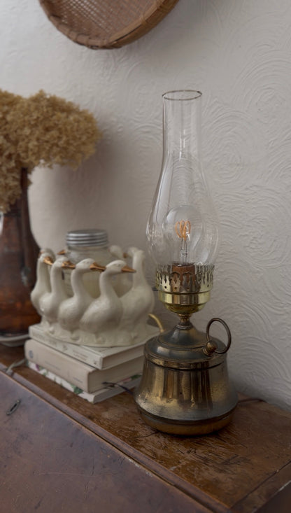 Electric Brass Finger Lamp (lightbulb not included)