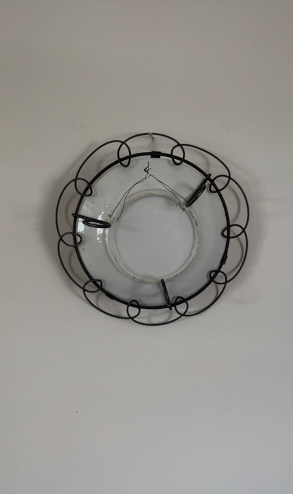 Wire Basket with Fruit Plate for Wall Hanging
