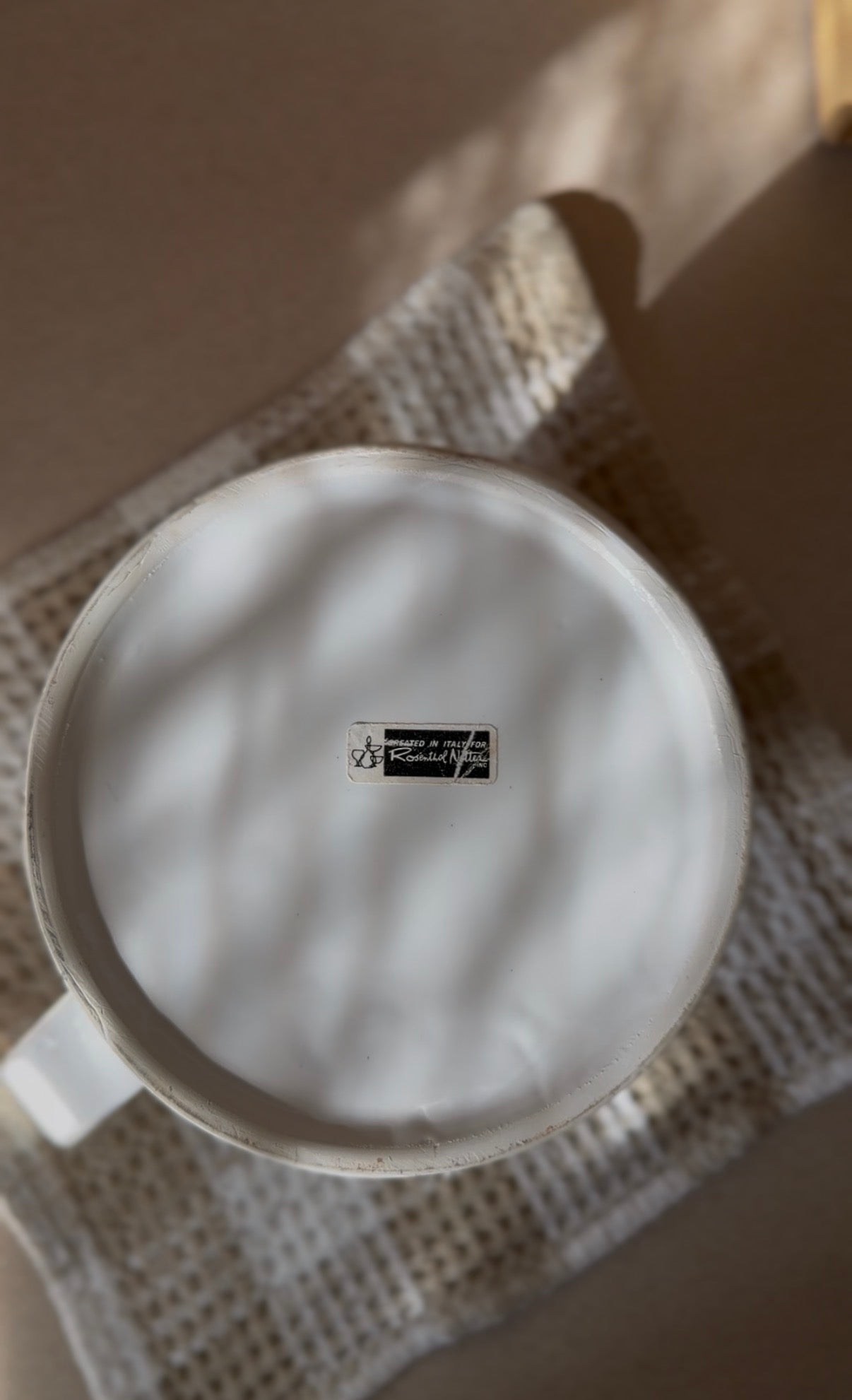 Vintage Rosenthal Netter Blue Geese Ceramic Pitcher (made in Italy)