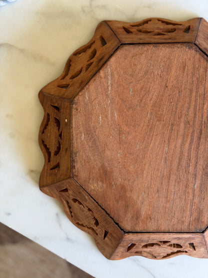 Carved Wooden Tray
