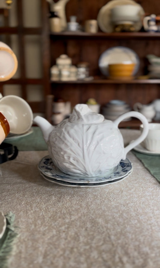 White Cabbage Teapot