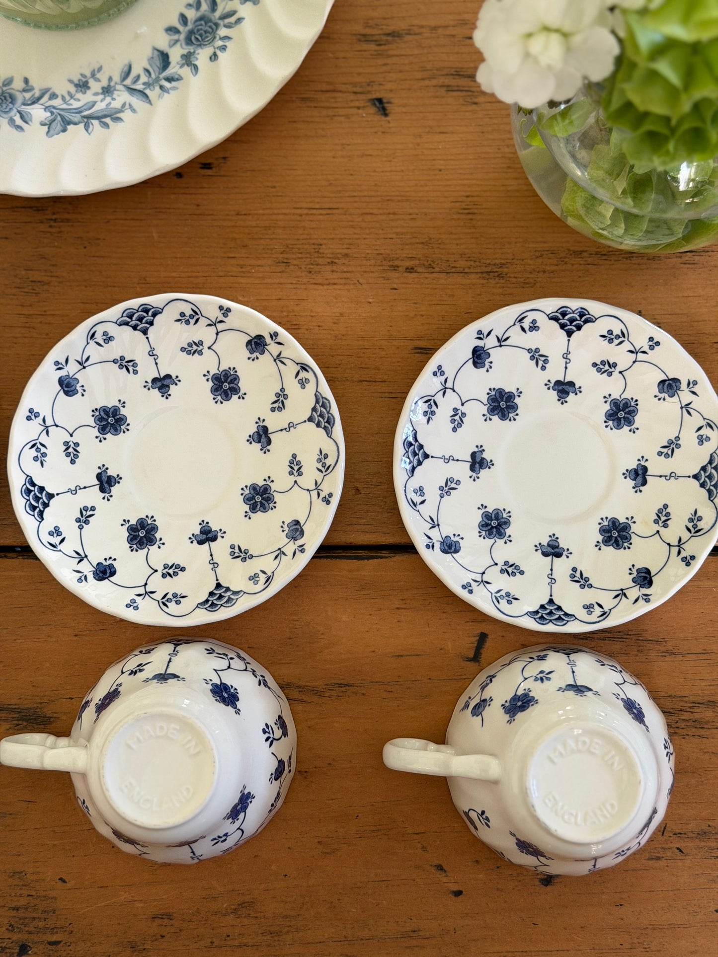 The Georgian Collection 29 piece Dinnerware Set in the "Finlandia" Pattern made in Churchill England