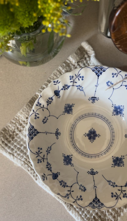 Myott Meakin Blue and White Mixing Bowl