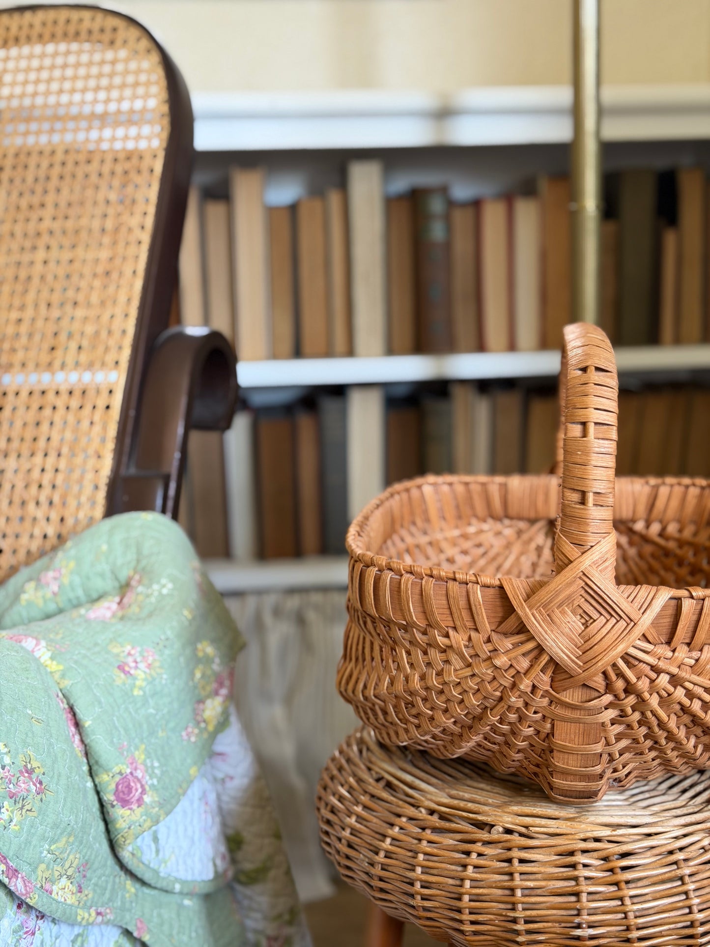 Handmade Buttocks Gathering Basket (flowers not included)