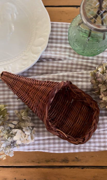 Wicker Cornucopia