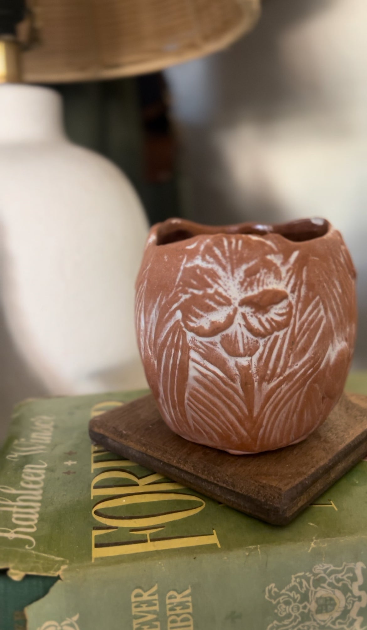 Terra Cotta Flower Bud Vase