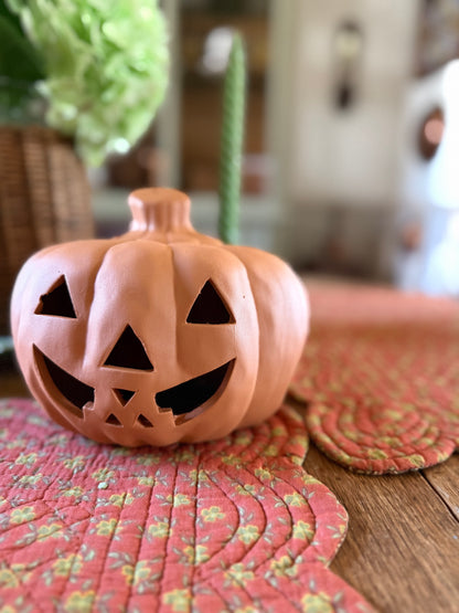 Painted Ceramic Jack-o-lantern