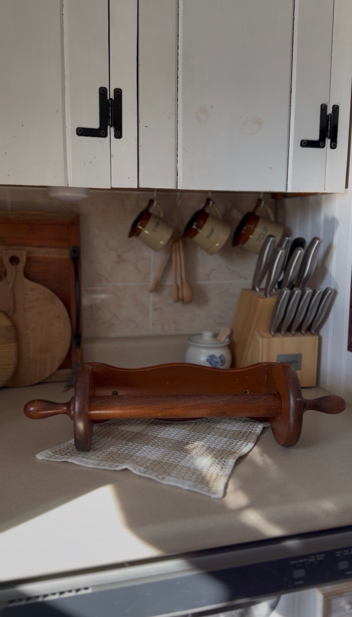 Wooden Paper Towel Holder