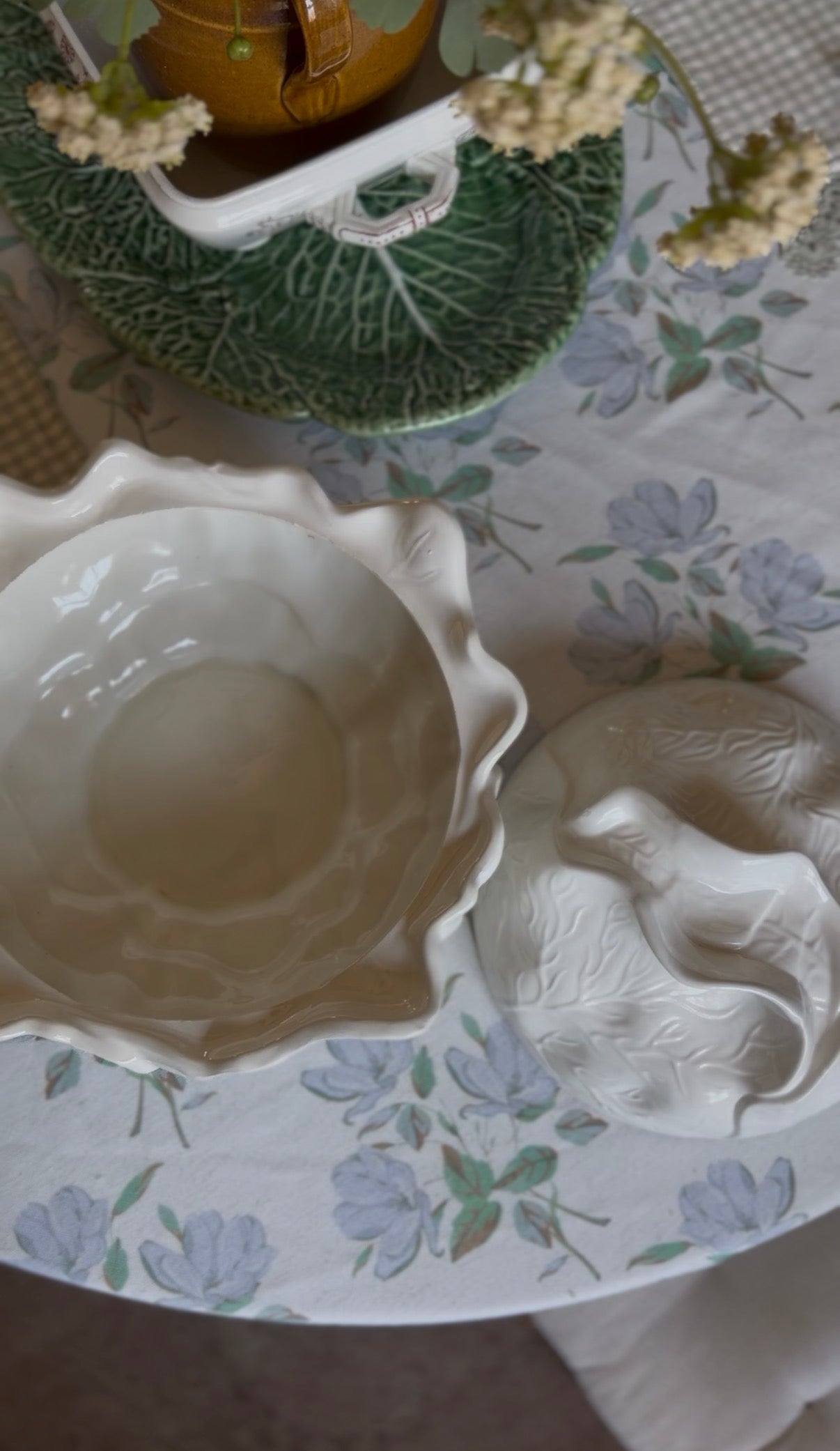 Holland Mold White Cabbage Soup Tureen
