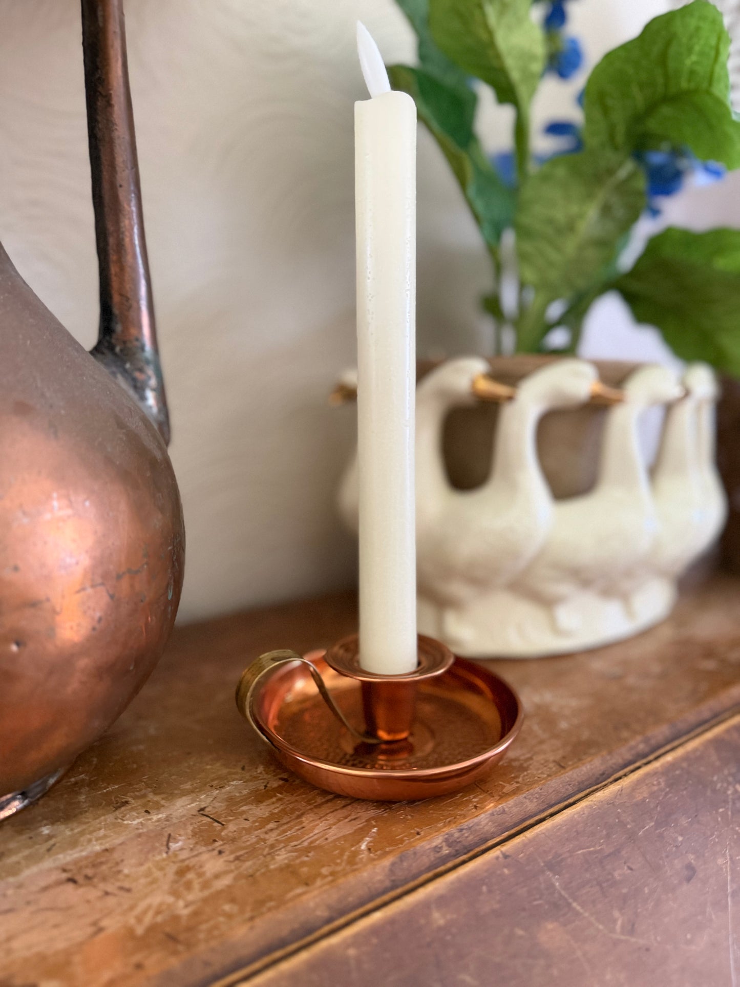 Copper Candle Holder
