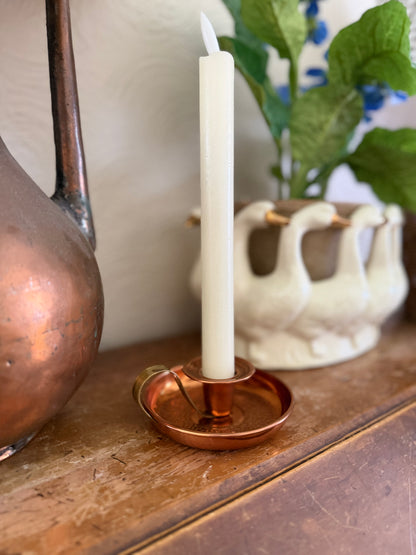 Copper Candle Holder