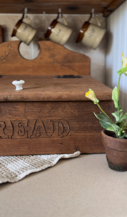 Solid Wood Bread Box