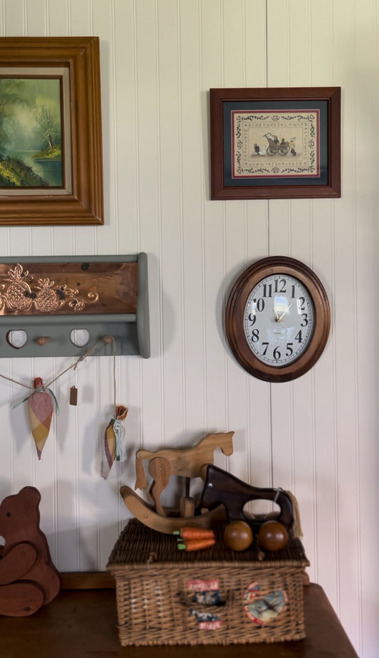 Vintage Wooden Clock