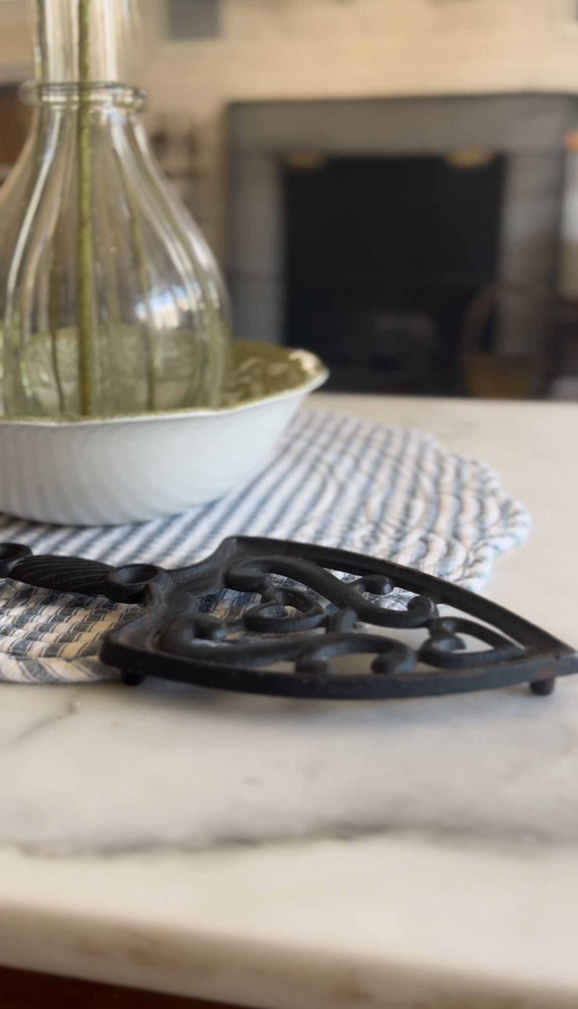 Wrought Iron Trivet (3 available, different sizes)