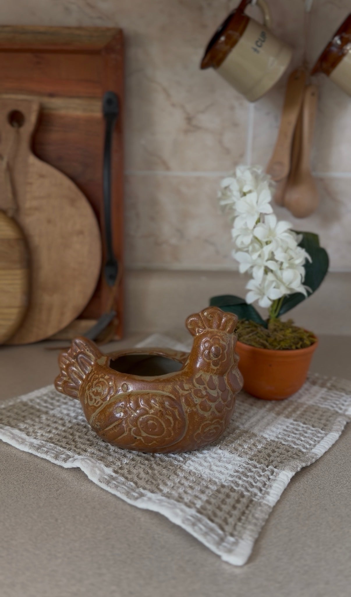 Small Chicken Planter