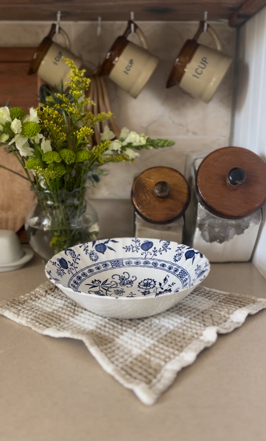 Blue Nordic Mixing Bowl