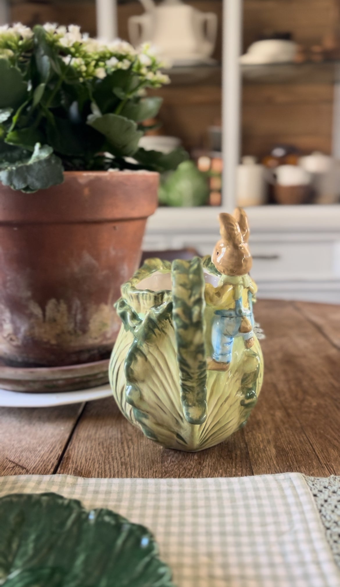 Cabbage Peter Rabbit Pitcher