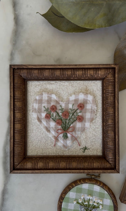 Handmade Embroidery Frames and Magnets (sold separately)