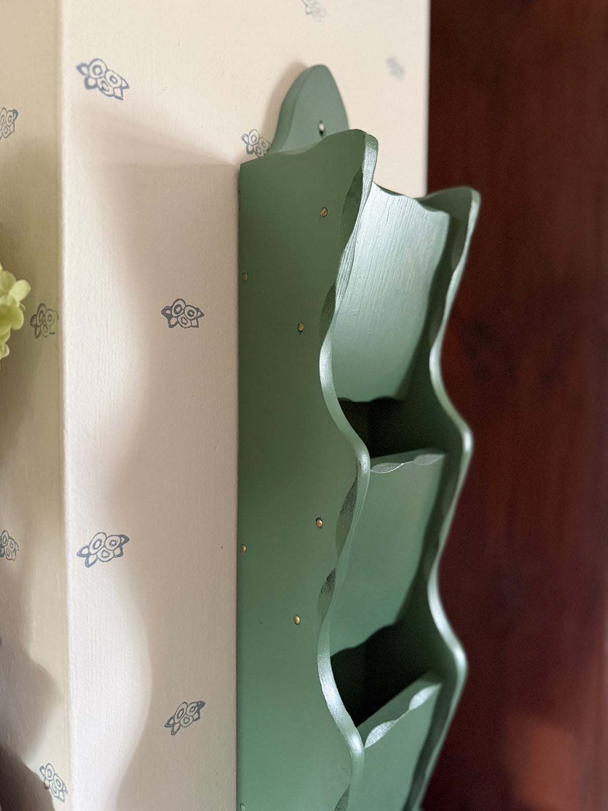 Wooden Wall Mail Organizer