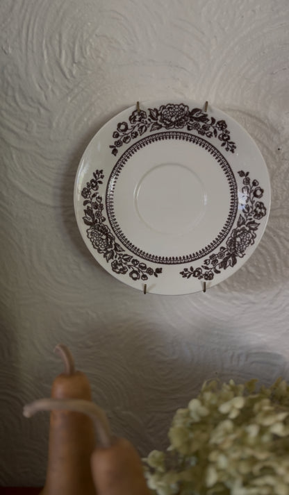 Royal China USA Brown Sussex Plate (2 dessert plates and 2 saucers available)