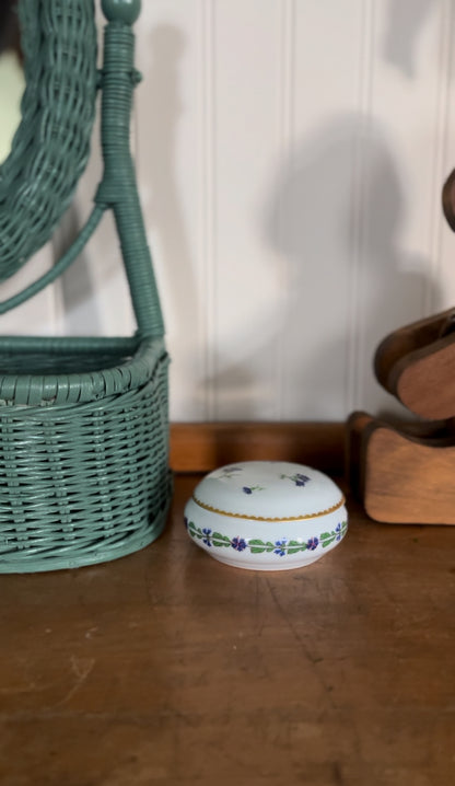 Hand-painted Porcelain Trinket Boxes (sold separately)