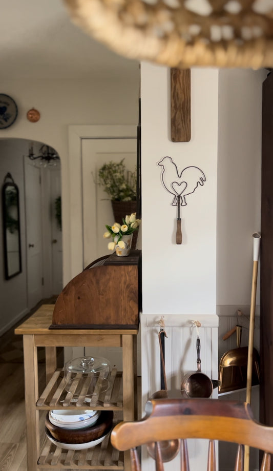 Vintage Rooster Rug Beater