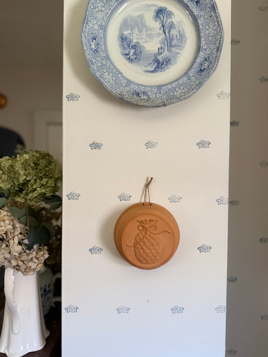 Terra Cotta Pineapple Wall Hanging