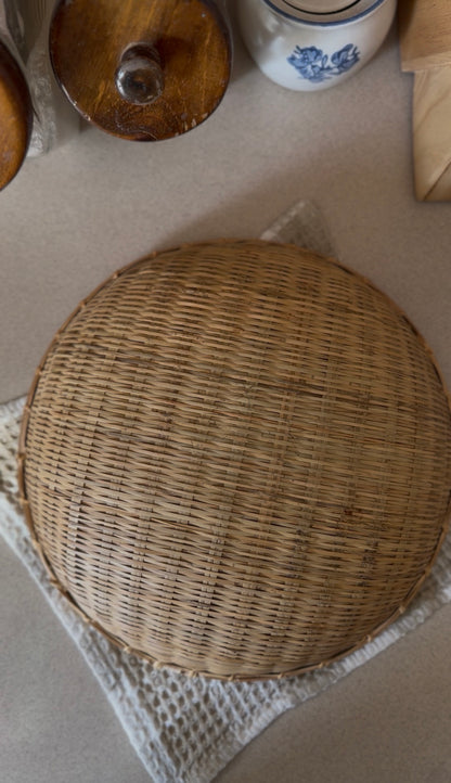 Small Woven Winnowing Basket