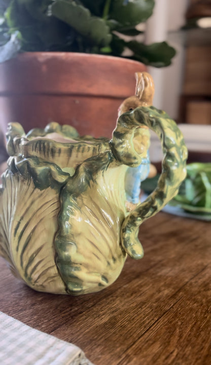Cabbage Peter Rabbit Pitcher