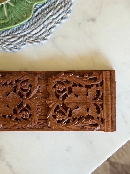 Carved Wooden Book-holder