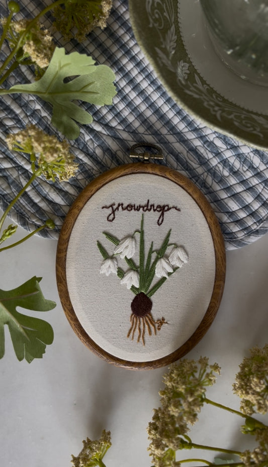 Snowdrop Embroidery