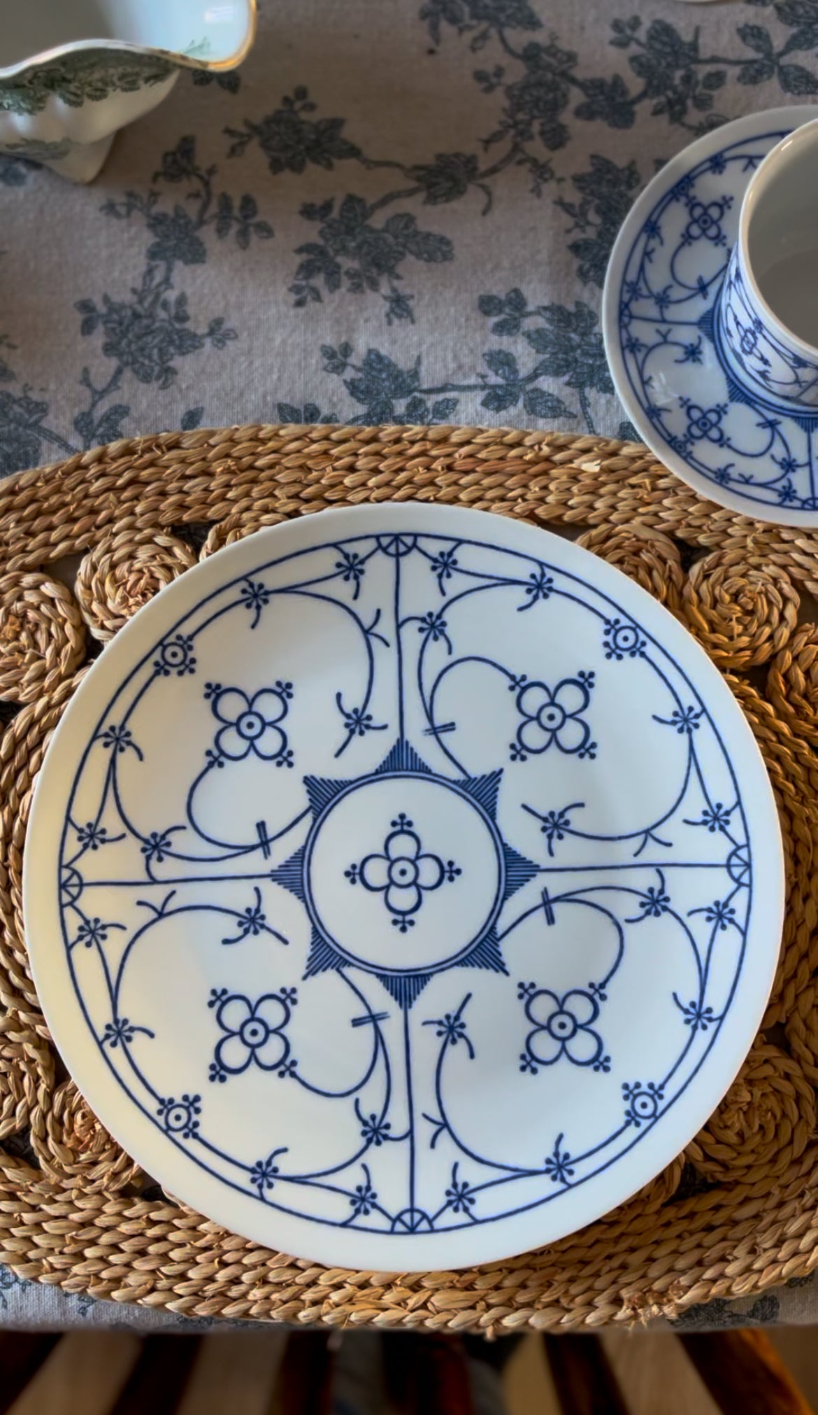 Baruether Indischblau Plate made in Bavaria, Germany (3 available)