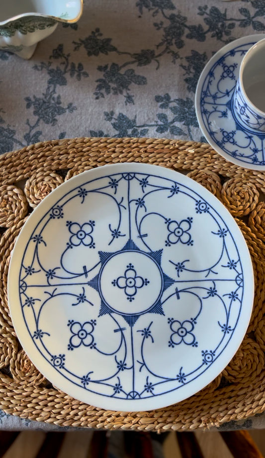 Baruether Indischblau Plate made in Bavaria, Germany (3 available)