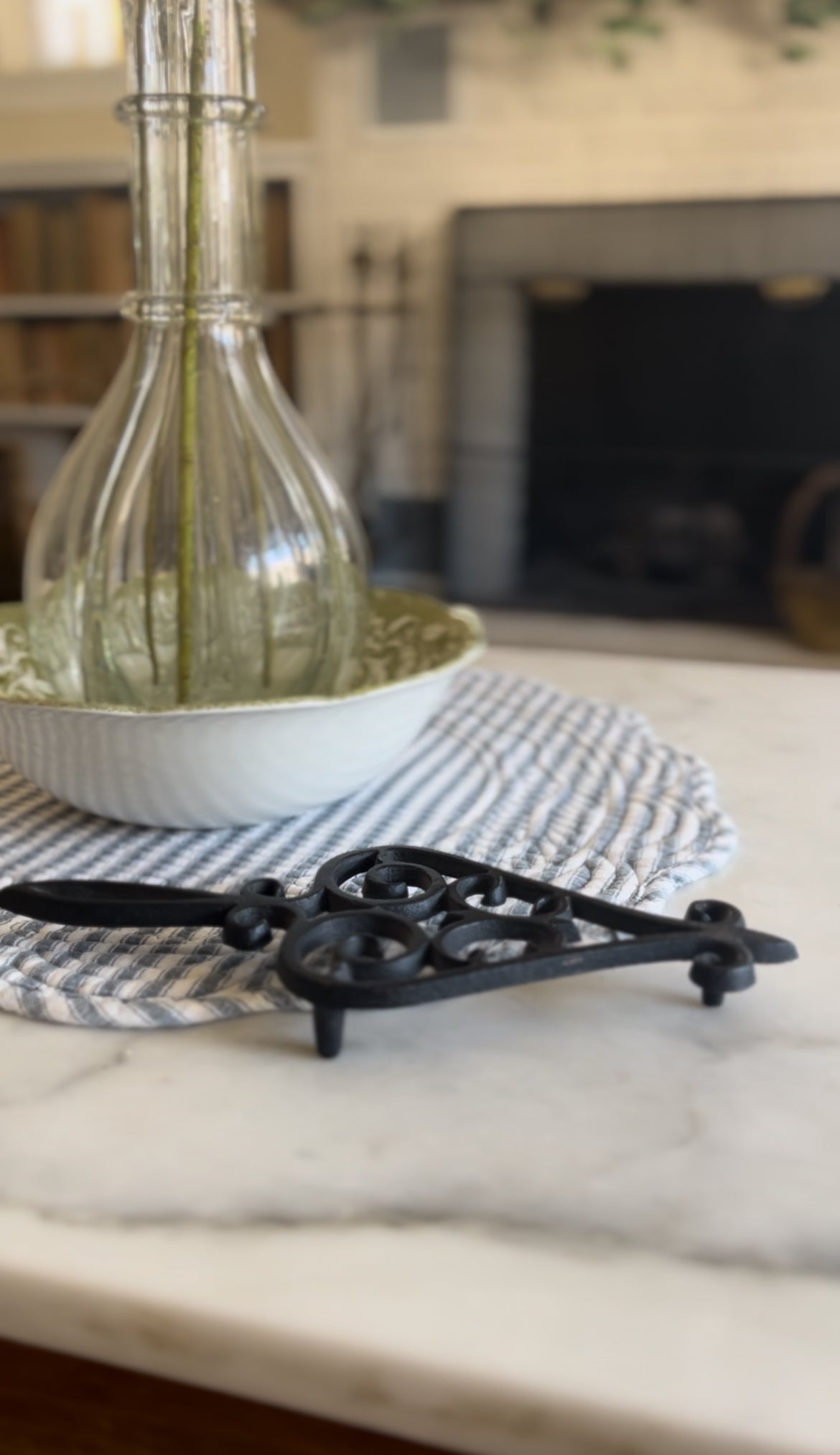 Wrought Iron Trivet (3 available, different sizes)