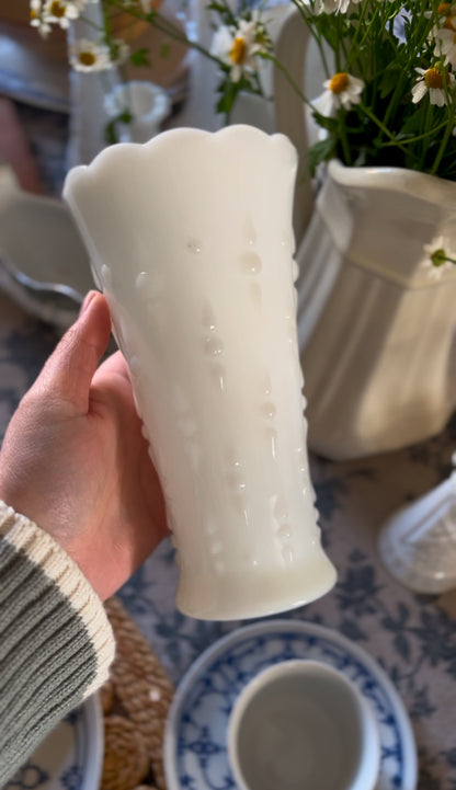 Anchor Hocking Milk Glass Bud Vases (choose from assorted sizes and styles)